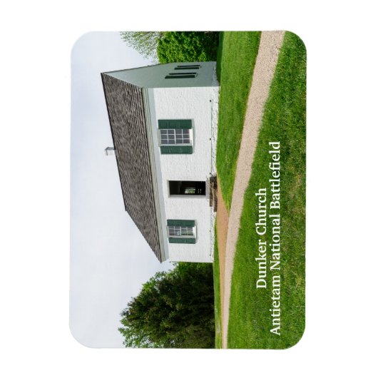 Dunker kerk in Antietam Magneet (Verticaal)