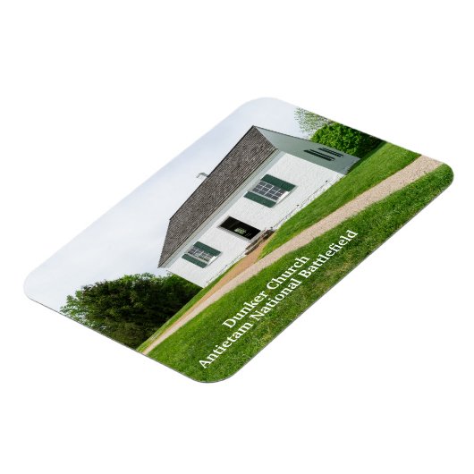 Dunker kerk in Antietam Magneet (Linkerzijde)