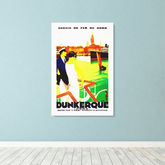 Dunkerque Canvas Afdruk (Insitu (Houten vloer))