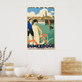 Dunkerque Chemin de Fer du Nord Poster Retro (Keuken)