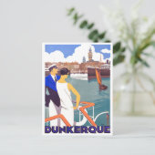 Dunkerque France vintage Briefkaart (Staand voorkant)