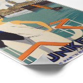 Dunkerque France Vintage Travel Poster (Hoek)