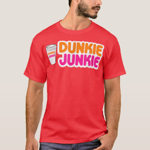 Dunkie Junkie Coffee Love Funny Coffee Gezegde 202 T-shirt