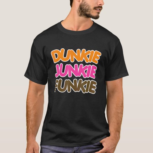 Dunkie Junkie Coffee T-shirt (Voorkant)