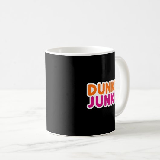 Dunkie Junkie - Funny Coffee Lover Gift Pullover H Koffiemok (Voorkant rechts)