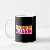 Dunkie Junkie - Funny Coffee Lover Gift Pullover H Koffiemok (Links)