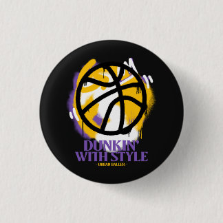 Dunkin’ stijl met Urban Baller Ronde Button 3,2 Cm