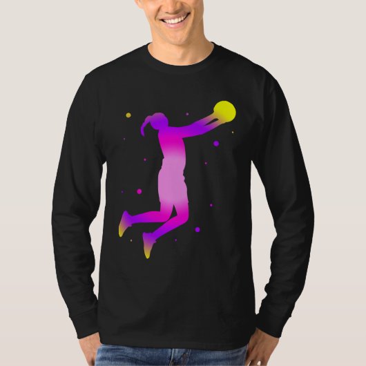 Dunking basketball player basket  basketball playe t-shirt (Voorkant)