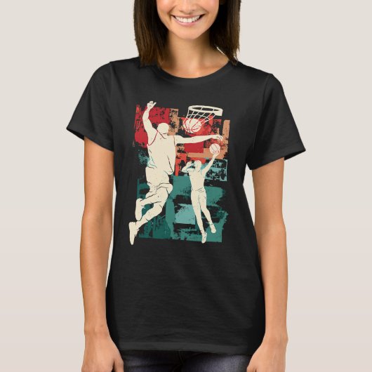 Dunking Basketball T-shirt (Voorkant)