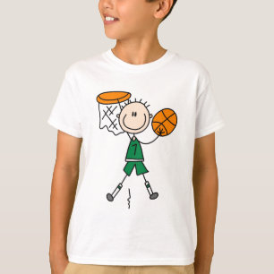 Dunking Boys Basketball Tshirts en cadeaus