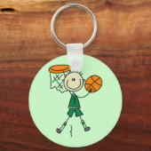 Dunking Boys Basketball Tshirts en cadeautjes Sleutelhanger (Voorkant)