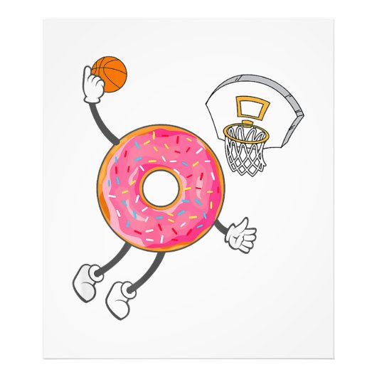 Dunking Donut Hole Food Champ Foto Afdruk (Voorkant)