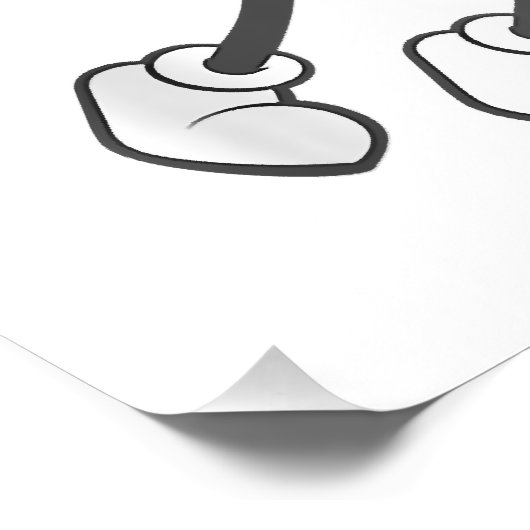 Dunking Donut Hole Food Champ Perfect Poster (Hoek)