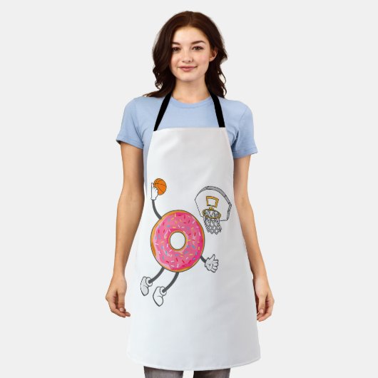 Dunking Donut Hole Food Champ Schort (Gedragen)