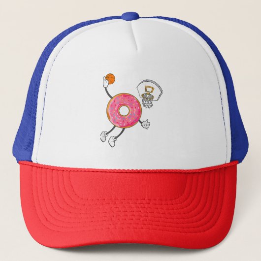 Dunking Donut Hole Food Champ Trucker Pet (Voorkant)