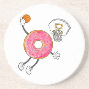 Dunking Donut Hole Food Champ Zandsteen Onderzetter