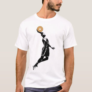 Dunking Donuts Basketball Funny B-ball Lovers T-shirt