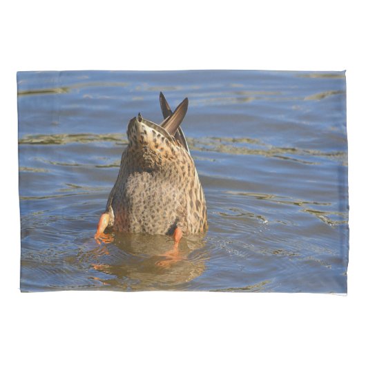 Dunking Duck Kussensloop (Voorkant)