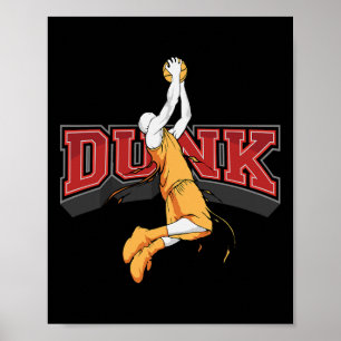 Dunking Dunk Basketbal Poster