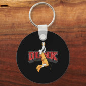Dunking Dunk Basketbal Sleutelhanger (Voorkant)