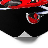 Dunking Heart Basketbal Poster (Hoek)