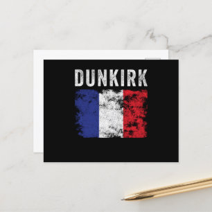 Dunkirk France Flag French Souvenir Briefkaart