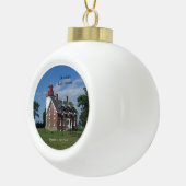 Dunkirk Lighthouse ball of snowflake ornament (Rechts)