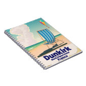 Dunkirk Strand reisposter Notitieboek (Rechterzijde)