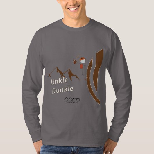 Dunkle Long-Sleeve ontsluiten T-shirt (Voorkant)