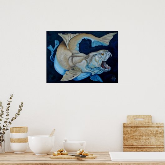 Dunkleosteus Poster (Keuken)