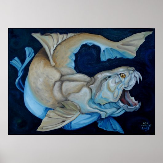 Dunkleosteus Poster (Voorkant)