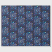 Dunkler Wolf mit verzauberndem Blick Cadeaupapier (Vlak)