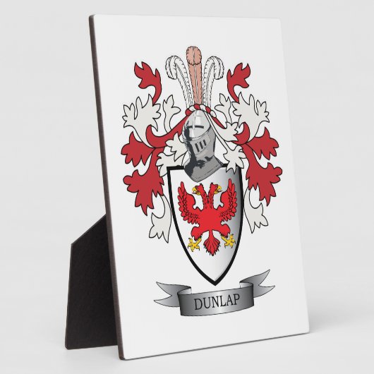 Dunlap Family Crest Coat. Fotoplaat (Zijkant)