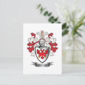Dunlap Family Crest Coat of Arms Briefkaart (Staand voorkant)