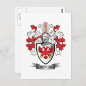 Dunlap Family Crest Coat of Arms Briefkaart (Voorkant / Achterkant)