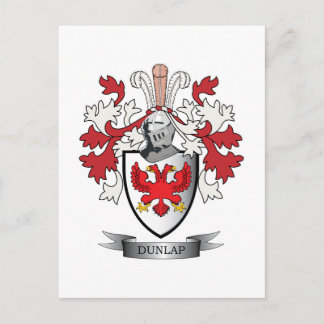 Dunlap Family Crest Coat of Arms Briefkaart