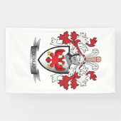 Dunlap Family Crest Coat of Arms Spandoek (Horizontaal)