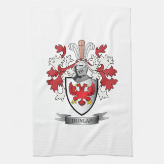 Dunlap Family Crest Coat of Arms Theedoek