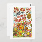 Dunlap Flower Seeds  advertentie Briefkaart (Voorkant / Achterkant)