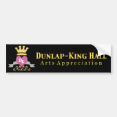 Dunlap-King Black Bumpersticker (Voorkant)