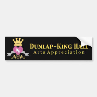 Dunlap-King Black Bumpersticker