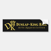 Dunlap King Hall V.2 Bumpersticker (Voorkant)