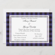 Dunlap Scottish Wedding Invitation