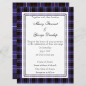 Dunlap Scottish Wedding Invitation Kaart (Voorkant / Achterkant)