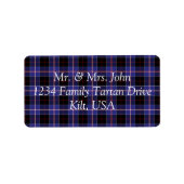 Dunlap Tartan Label (Voorkant)