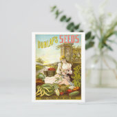 Dunlap's  Vegetable Seed Advertentie Briefkaart (Staand voorkant)