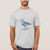 Dunlin - Ocean Blue T-shirt (Voorkant)