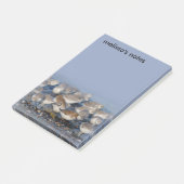 Dunlins Sanderlings Sandpipers bij Beach Post-it® Notes (Schuin)