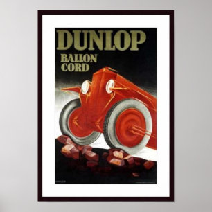 Dunlop Ballon-kabel voor automatische onderdelen Poster