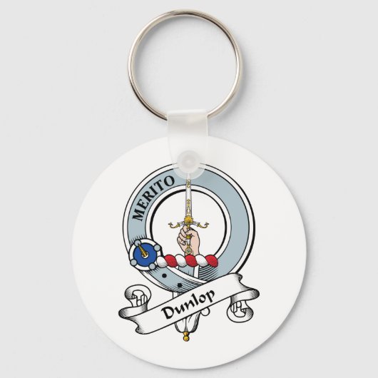 Dunlop Clan Badge Sleutelhanger (Voorkant)